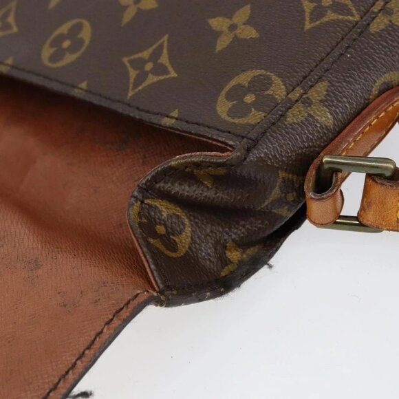 LOUIS VUITTON Monogram Saint Cloud MM Shoulder Bag M51243 LV Auth 145228 - Picture 7 of 16